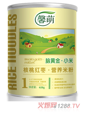 馨萌核桃紅棗營(yíng)養(yǎng)米粉1段