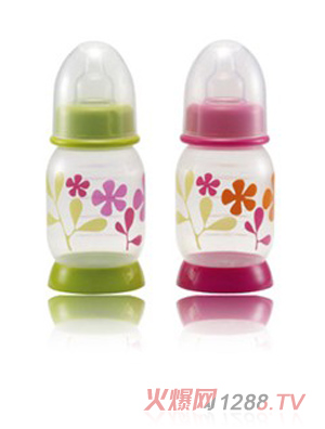 BEABA標(biāo)準(zhǔn)口徑PPyinge奶瓶（花的主題）140ml