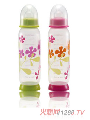 BEABA標(biāo)準(zhǔn)口徑PPyinge奶瓶（花的主題）330ml