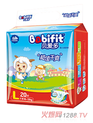 貝愛多超值干爽紙尿褲L碼20片