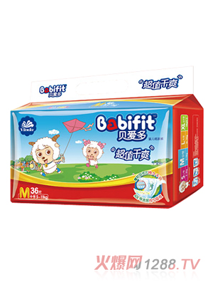 貝愛多超值干爽紙尿褲M碼36片