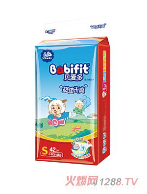 貝愛(ài)多超值干爽紙尿褲S碼42片