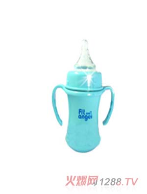 安箕兒120雙層不銹鋼奶瓶（天藍(lán)）