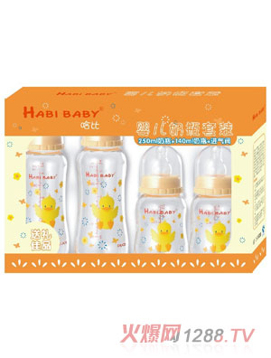 哈比PCyinge弧形奶瓶套裝