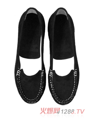 懶洋洋散步鞋黑色