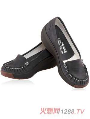 懶洋洋散步鞋灰色