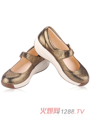 懶洋洋散步鞋古銅色