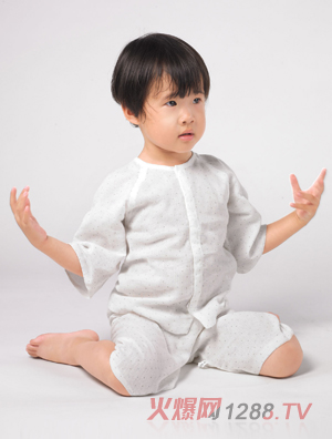 卓兒全棉精梳紗布對襟套裝