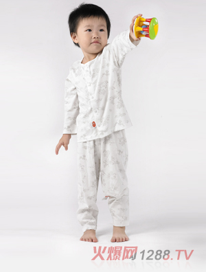 卓兒秋冬全棉單面布對襟套裝