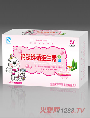 艾康樂源鈣鐵鋅硒維生素營(yíng)養(yǎng)沖劑