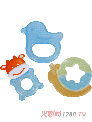 親親我動(dòng)物牙膠套裝