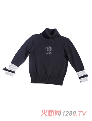 CE黑色女孩毛衣