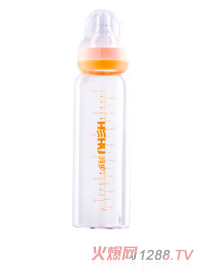 呵護240ml標口晶鉆玻璃奶瓶