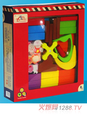 嬰之王動物七彩多米諾