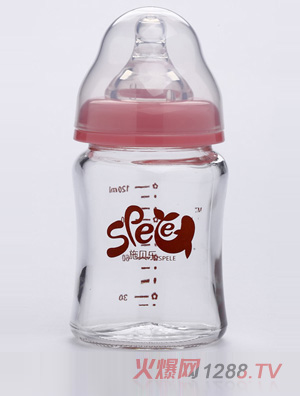 施貝樂弧形玻璃奶瓶120mlLKH08