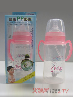 妙戀島寬口PP奶瓶300ml