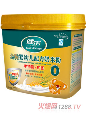 健諾牛初乳護(hù)腸配方奶米粉0段