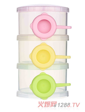 淘寶樂(lè)便攜三層奶粉盒