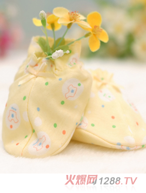 藕糖氏yinge護(hù)腳套黃色