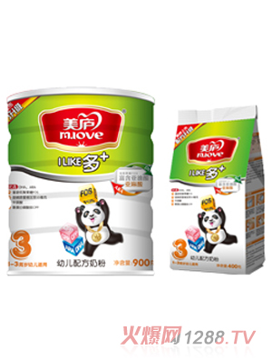 美廬多+youe配方奶粉3段