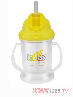 樂蓓yingye學飲杯6913B黃色
