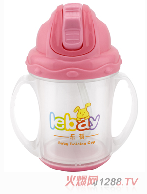 樂蓓yingye學飲杯6907B紅色