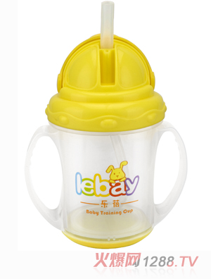 樂蓓yingye學飲杯6907A黃色