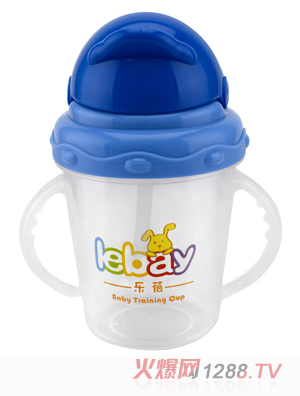 樂蓓yingye學飲杯6906A藍色