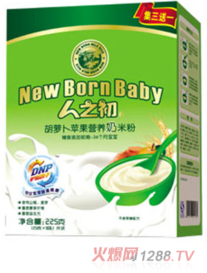 人之初胡蘿卜蘋果奶yingy米粉盒裝