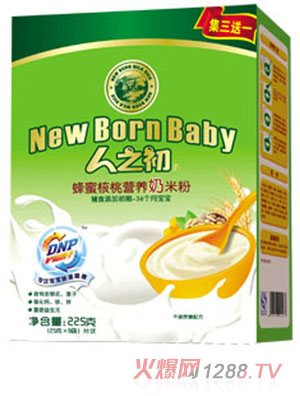 人之初蜂蜜核桃奶yingy米粉盒裝