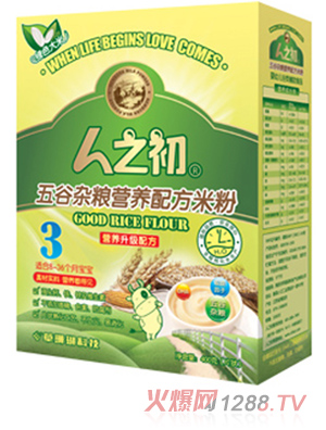 人之初yingy五谷雜糧米粉3段盒裝