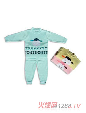 嬰比迪提花熊肩紐套