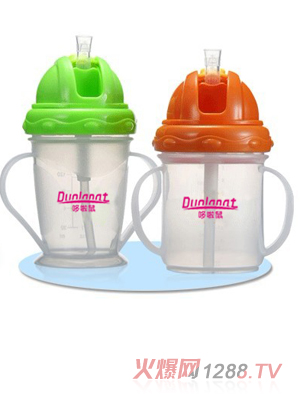 哆啦鼠yinge吸管式水杯