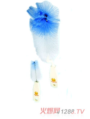 小雞卡迪尼龍旋轉奶瓶刷