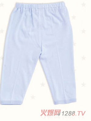 嬰之初悠閑時光單面竹纖維單條褲