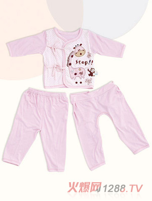 嬰之初悠閑時光單面竹纖維合同三件套