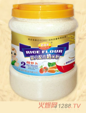 新多樂(lè)胡蘿卜yinge配方奶米粉2段