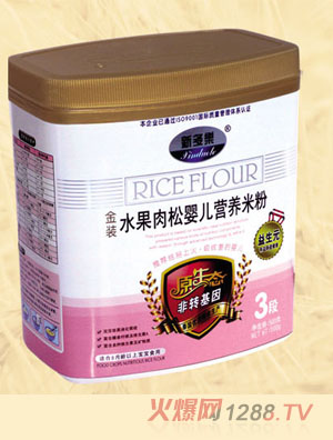 新多樂水果肉松yinge營養(yǎng)米粉3段