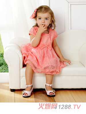 丑丑新款紅色童裙