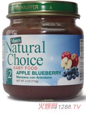 瑪歐仕yingye蘋果藍莓果泥