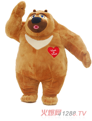 多多堡心跳熊二公仔