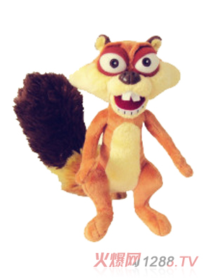 多多堡小松鼠蹦蹦公仔