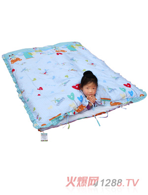 智慧寶貝信封式棉花防踢被