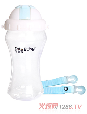 可愛多330ml運(yùn)動吸管水杯