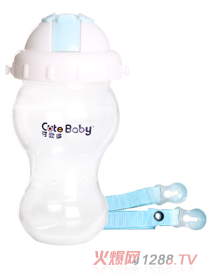 可愛多330ml運(yùn)動吸管水杯