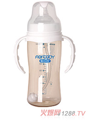 菲兒貝比寬口弧形自動PPSU奶瓶300ml