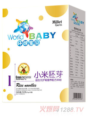 環(huán)球?qū)氊愐嫔o(hù)暢小米胚芽營(yíng)養(yǎng)米粉盒裝