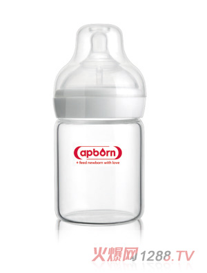 愛哺生150ml特寬口玻璃奶瓶（S）