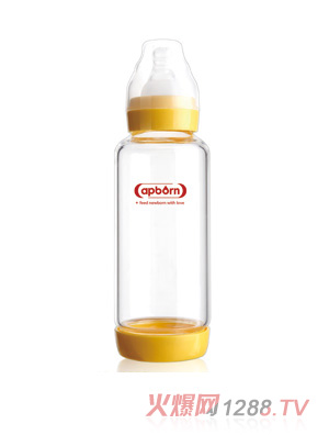愛哺生240ml多用標(biāo)準(zhǔn)玻璃奶瓶（M）