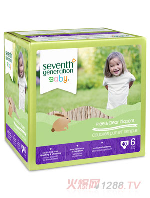 七世代箱裝yinge尿不濕6段